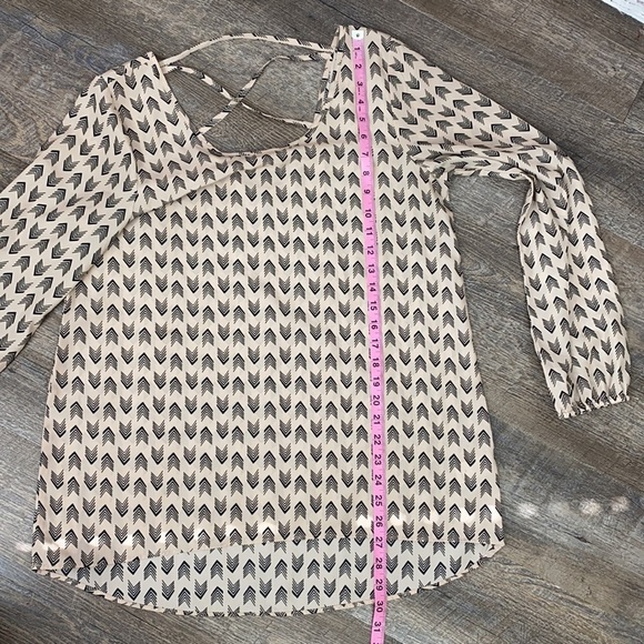 Maurices Long Sleeve Boho Blouse Medium - Picture 6 of 10